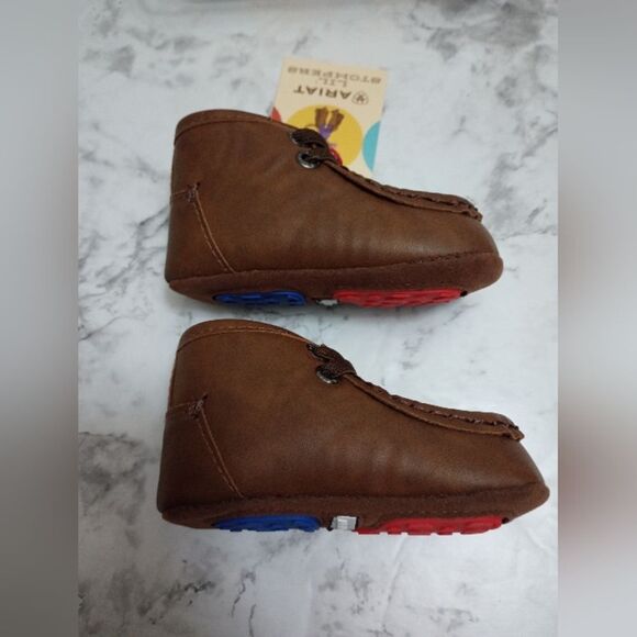 Ariat Lil Stompers with American Flag Design Size 1 ( 6 weeks to 3 Months) - Picture 6 of 11